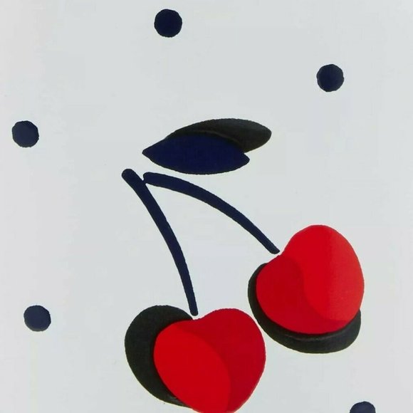 Kate Spade New York Lenox Tea Kettle Cherry Dot White - New In Pink Box - Picture 2 of 9